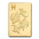 1/2 gram Gold Bar - PAMP Suisse Zodiacs: Pisces