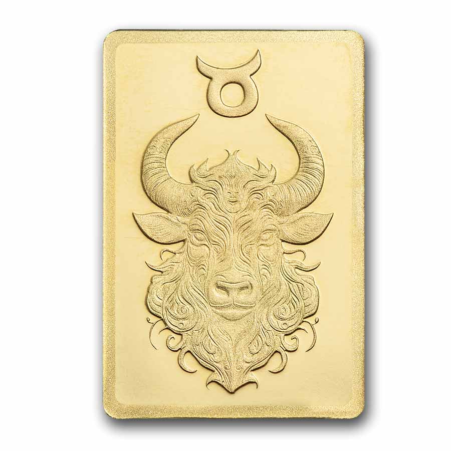 シンガポール金貨　　TAURUS   2グラム Buy 1/2 gram Gold PAMP Suisse Zodiacs: Taurus Bar | APMEX