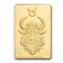 1/2 gram Gold Bar - PAMP Suisse Zodiacs: Taurus