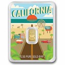 1/2 gram Gold Bar - Route 66 (California TEP)