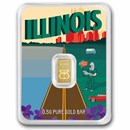 1/2 gram Gold Bar - Route 66 (Illinois TEP)