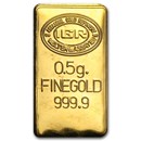 1/2 gram Gold Bar - Secondary Market