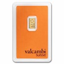 1/2 gram Gold Bar - Valcambi (In Assay)