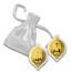 1/2 gram Gold Foil - Christmas Nativity Ornament