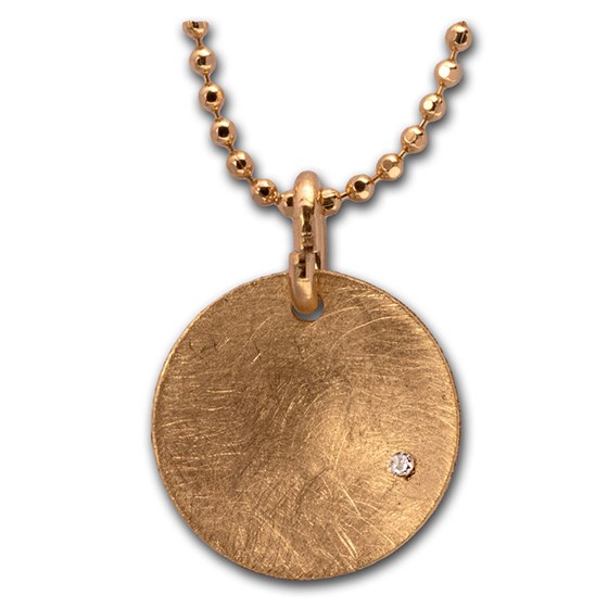 1/2 gram Gold Pendant with a Real Diamond 1/2 gram Gold Pendant with a Real Diamond