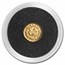 1/2 gram Gold Round - Four Leaf Clover