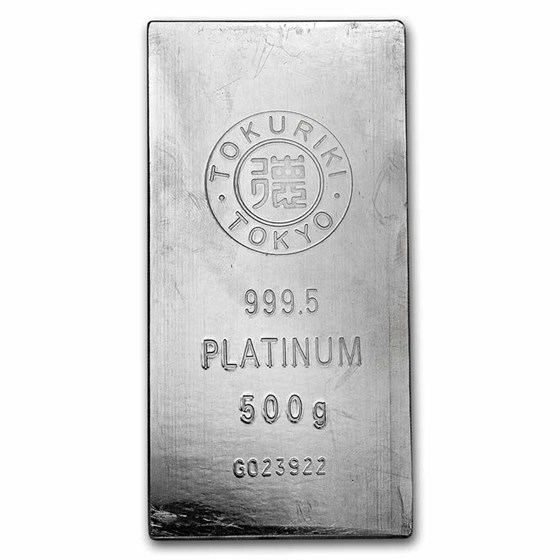 1/2 kilo Platinum Bar - Tokuriki Tokyo 1/2 kilo Platinum Bar - Tokuriki Tokyo