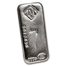 1/2 kilo Silver Bar - Johnson Matthey (Poured)