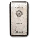 1/2 kilo Silver Bar - Métaux Précieux SA Métalor