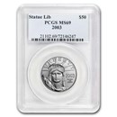 1/2 oz American Platinum Eagle MS-69 PCGS (Random Year)