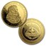 1/2 oz Gold & 1 oz Silver Round - 2003 Shawnee Tribe 2-Coin Set