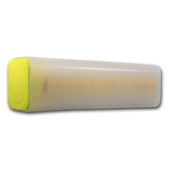 1/2 oz Gold American Eagle Coin Tubes (Slightly Used, Yellow) 1/2 oz Gold American Eagle Coin Tubes (Slightly Used, Yellow)