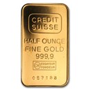 1/2 oz Gold Bar - Credit Suisse