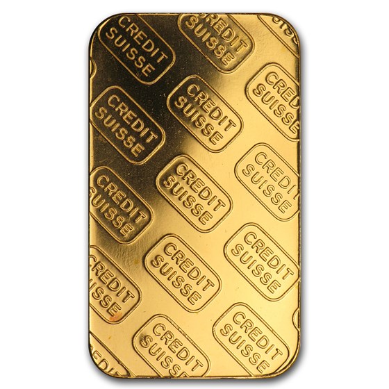 Buy 1/2 oz Gold Bar Credit Suisse APMEX