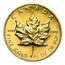 1/2 oz Gold Canadian Maple Leaf (Random Year, lightly scratched)