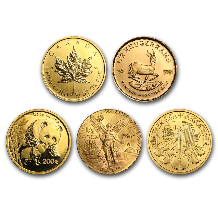 1/2 oz Gold Coin - Random Mint