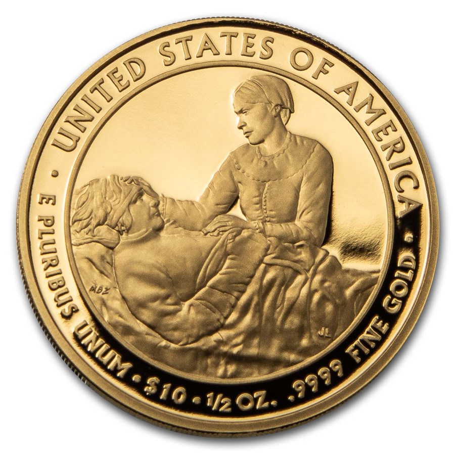 1/2 oz Gold First Spouse Coins BU/PR (Random Year, w/Box and CoA)