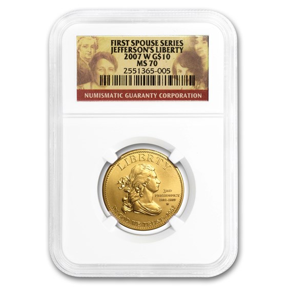 1/2 oz Gold First Spouse Coins MS-70 NGC (Random Year)