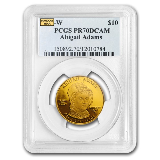 1/2 oz Gold First Spouse Coins PR-70 PCGS (Random Year) 1/2 oz Gold First Spouse Coins PR-70 PCGS (Random Year)