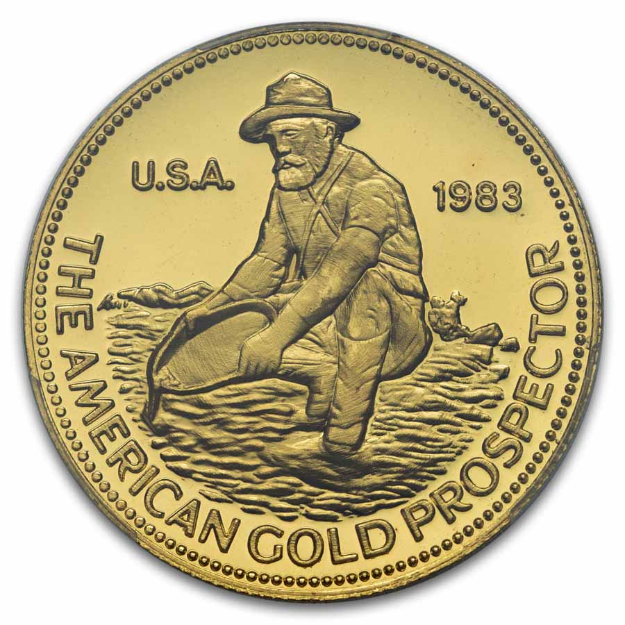 1/2 oz Gold Round - 1983 Engelhard Prospector MS-69 PCGS | eBay