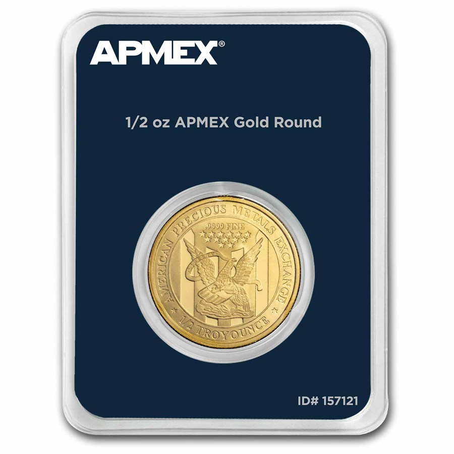 Apmex Building Buy 1/2 oz Gold Round - APMEX (In TEP Package) | APMEX