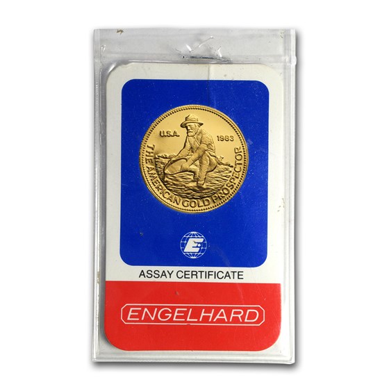 1/2 oz Gold Round - Engelhard (Prospector, In Assay) 1/2 oz Gold Round - Engelhard (Prospector, In Assay)