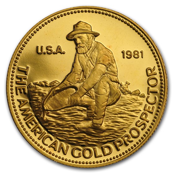 1/2 oz Gold Round - Engelhard (Prospector) 1/2 oz Gold Round - Engelhard (Prospector)
