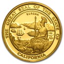 1/2 oz Gold Round - Great Seal of California