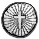 1/2 oz Hand Poured Lucky Pieces - 9Fine Mint (Cross)