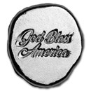 1/2 oz Hand Poured Lucky Pieces - 9Fine Mint (God Bless America)