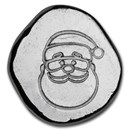 1/2 oz Hand Poured Lucky Pieces - 9Fine Mint (Santa Claus)