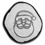 1/2 oz Hand Poured Lucky Pieces - 9Fine Mint (Santa Claus)