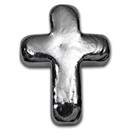 1/2 oz Hand Poured Silver Cross
