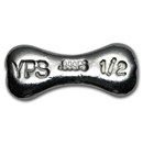 1/2 oz Hand Poured Silver Dog Bone