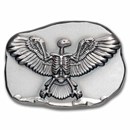 1/2 oz Hand Poured Silver - Eagle Skeleton