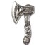 1/2 oz Hand Poured Silver - Viking Axe