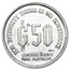 1/2 oz Platinum Freidrich Hayek Denationalization of Money