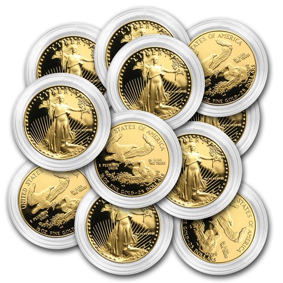 1/2 oz Proof American Gold Eagle (Random, Capsule Only) 1/2 oz Proof American Gold Eagle (Random, Capsule Only)