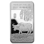 1/2 oz Silver Bar - APMEX (2021 Year of the Ox)