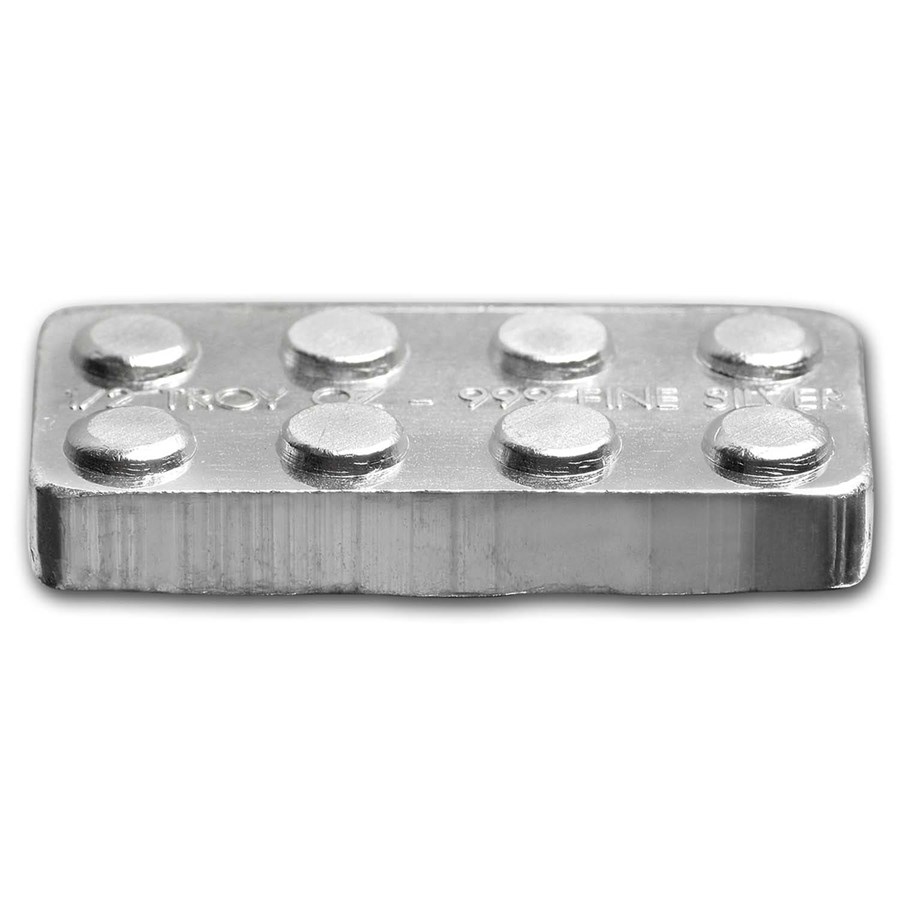 Apmex Building Buy 1/2 oz Silver Building Block Bars (2x4) | APMEX