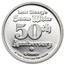 1/2 oz Silver - Disney's Snow White 50th Anniv (Doc, w/Assay)