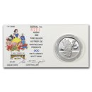 1/2 oz Silver - Disney's Snow White 50th Anniv (Doc, w/Assay)