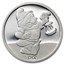 1/2 oz Silver - Disney's Snow White 50th Anniv (Doc, w/Assay)