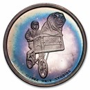 1/2 oz Silver Round- 1982 Extra Terrestrial (E.T. & Elliott, Cap)