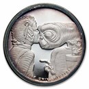 1/2 oz Silver Round- 1982 Extra Terrestrial (E.T. & Gertie, Cap.)