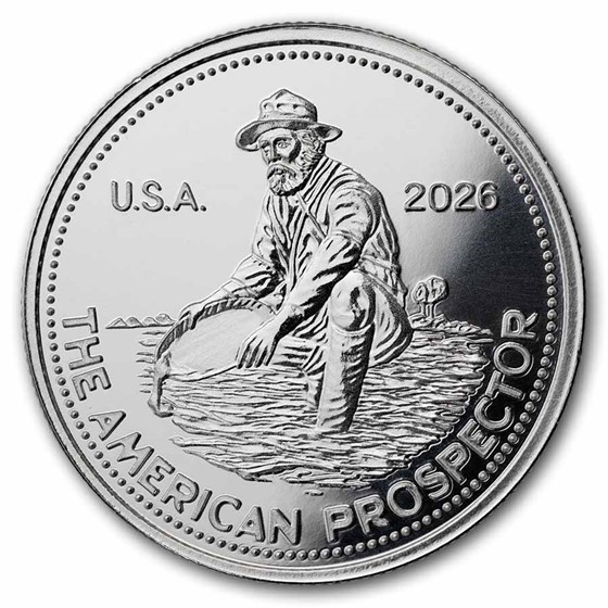 1/2 oz Silver Round - 2026 Revived Engelhard Prospector