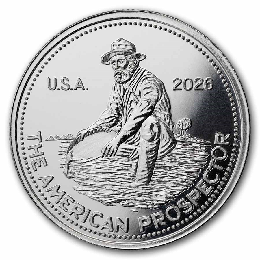 1/2 oz Silver Round - 2026 Revived Engelhard Prospector