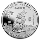 1/2 oz Silver Round - APMEX (2023 Year of the Rabbit)