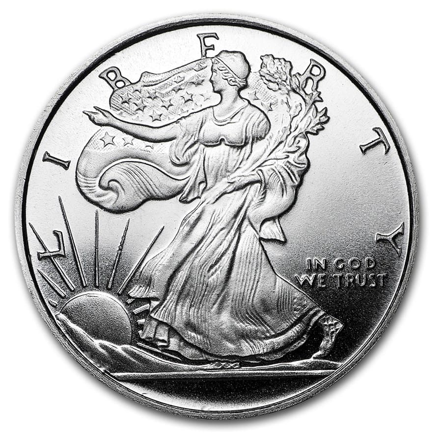 eagle Walking Liberty 1/2 oz  .999 fine Silver Round 