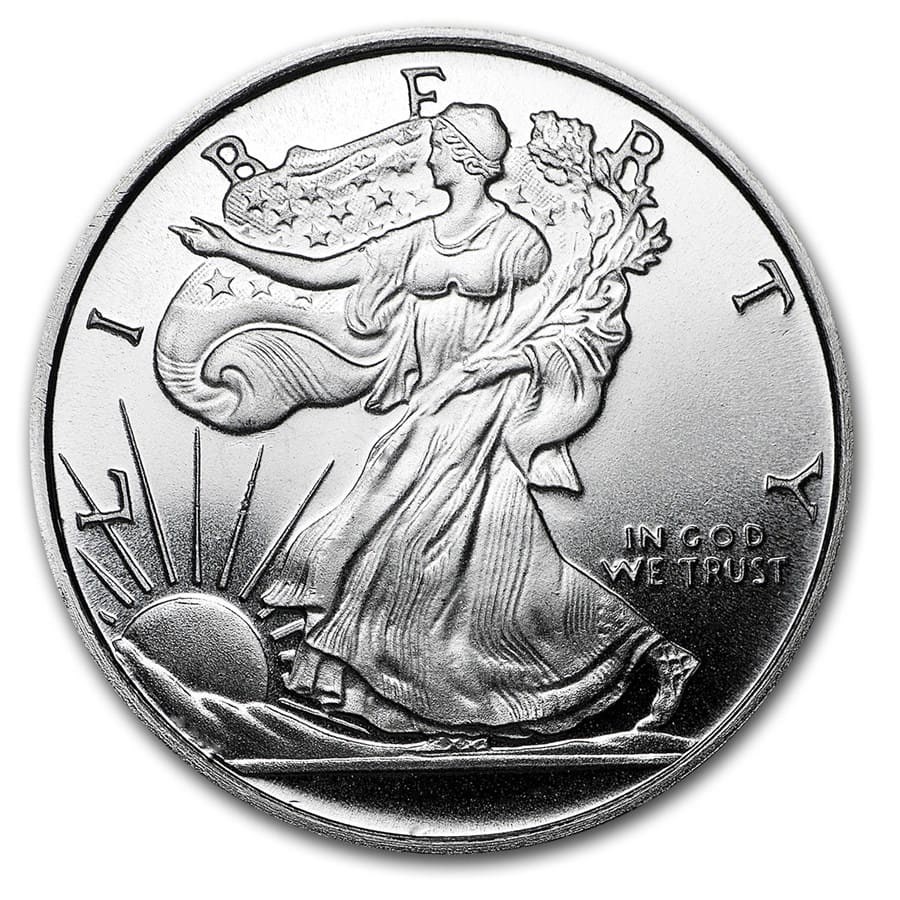 1/2 oz Silver Round - APMEX (Walking Liberty Half-Dollar)